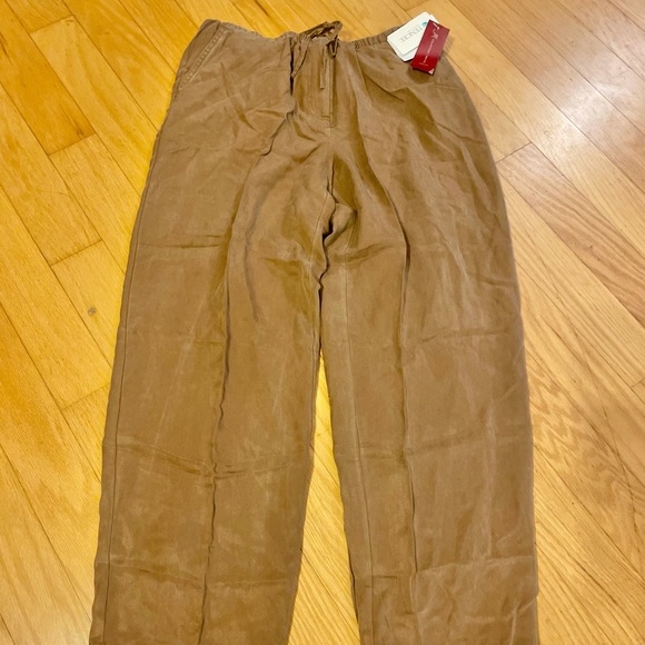 JM Collection Petite Dark Khaki Pants - Picture 3 of 12